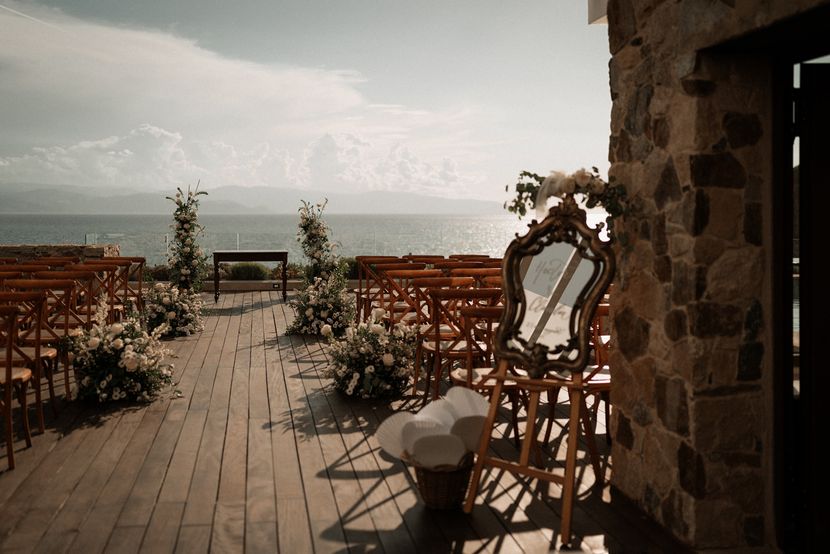 Wedding dinner table Sicily